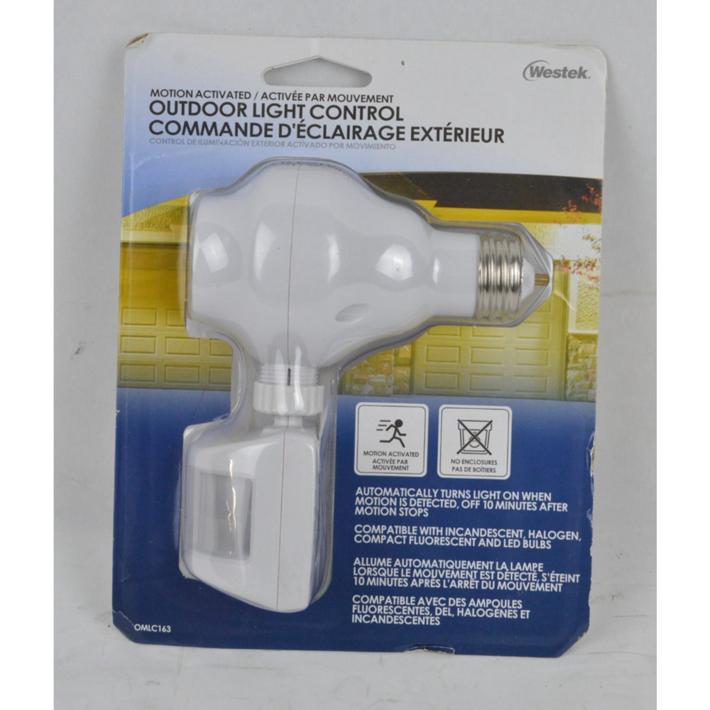 Westek OMLC163 Outdoor Motion Sensor Light Control Timer Switch